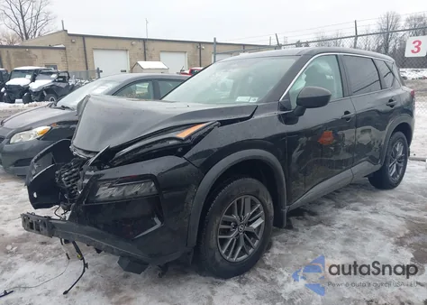 2021 Nissan Rogue S Intelligent Awd z USA, uszkodzony, nr VIN 5N1AT3AB3MC757357